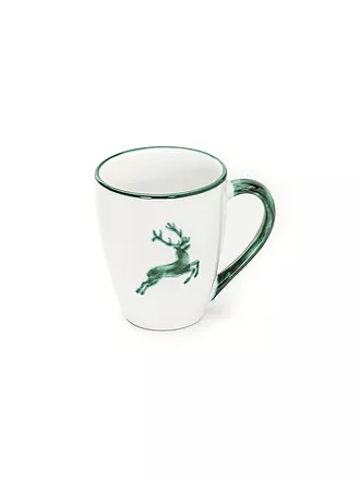 GMUNDNER KERAMIK | Frühstücksbecher 0,3l "Grüner Hirsch" | 
